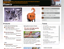 Tablet Screenshot of phoenix-intl.com